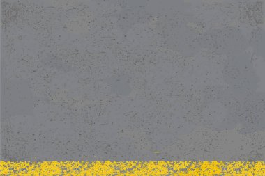 Sarı yol işaretli asfalt yolu desenli bir vektör arkaplanı olarak kaplıyor.