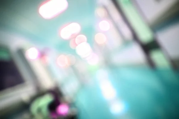 Blurred Hospital Hallway Unfocused Healthcare Background — Stock Photo, Image