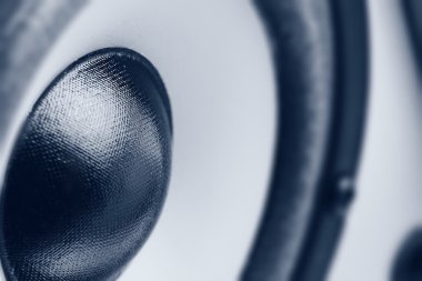 müzik hoparlör. tek renkli yakın çekim fotoğraf