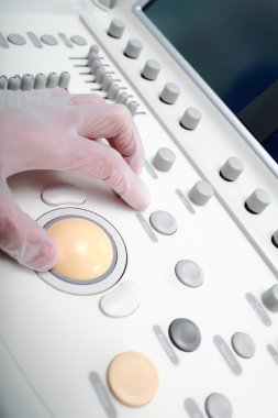 tıbbi cihazın konsol. Araştırmacılar çalışma 