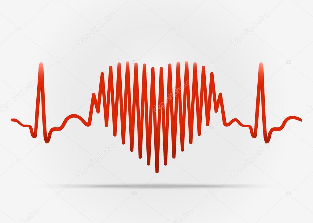 Red Heart With The Transition To Ecg With Shadow Stock Photo Image By C Sudok1 Red Heart With The Transition To Ecg With Shadow Stock Photo Image By C Sudok1