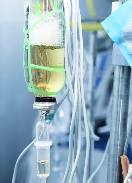 Drip with intravenous drug — Stock Photo, Image