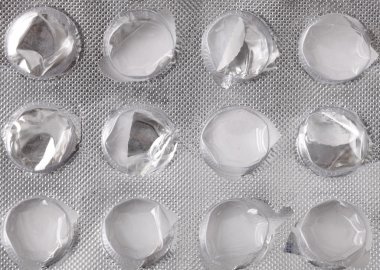 Hapları olmadan boş blister