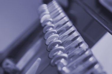 Bileşenleri Matbaa çalışma mekanizması 