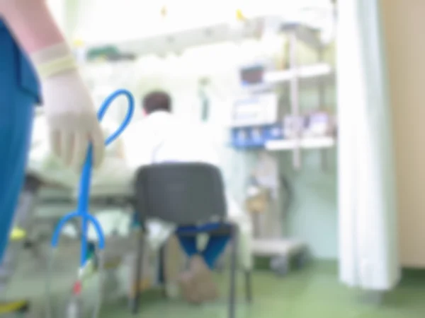 In una stanza d'ospedale. Sfondo medico offuscata — Foto Stock