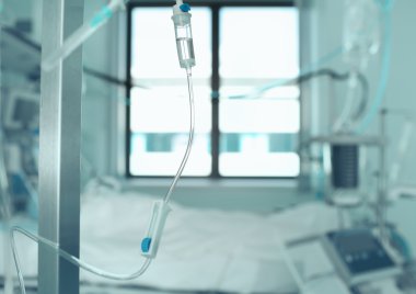 Tıbbi damla makro hastanede cama