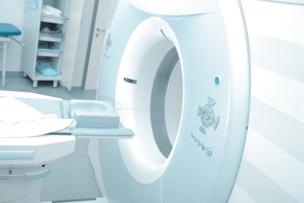 MRI machine in modern hospital