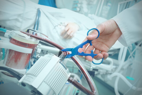 Doctor harms a patient in the hospital