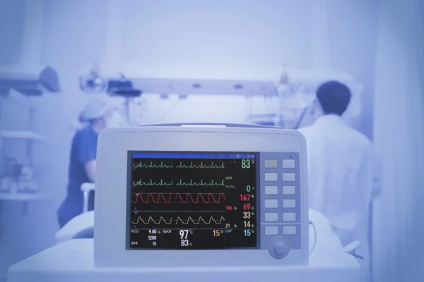 Monitoreo de pacientes en UCI — Foto de Stock