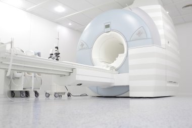 MRI makine bir hastanede araştırma hazırdır