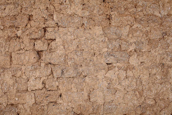 Muralla de Adobe, fondo de estilo rural —  Fotos de Stock