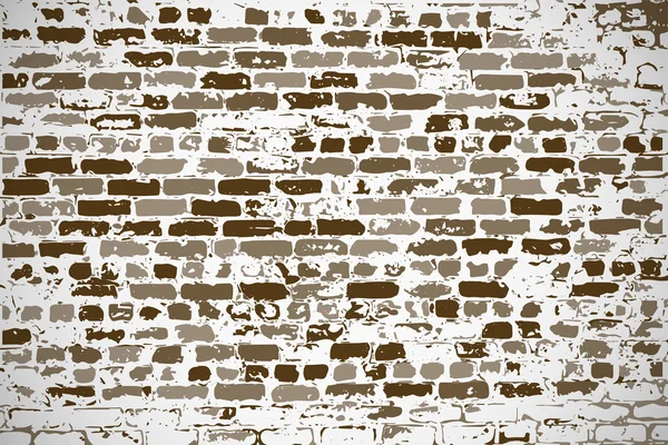 Wall of silicate old brick — Stock Photo, Image