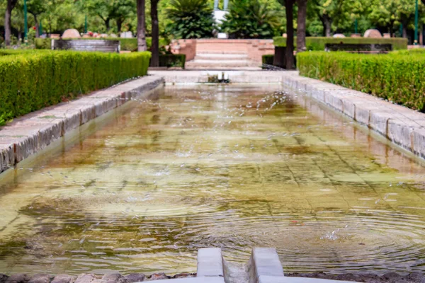 Málaga Andalucía España Julio 2019 Jardines Pedro Luis Alonso Málaga —  Fotos de Stock