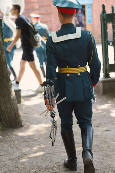 Kronstadt Saint Petesburg Russia May 2021 Young Cadet Military Uniform — Stock Photo, Image