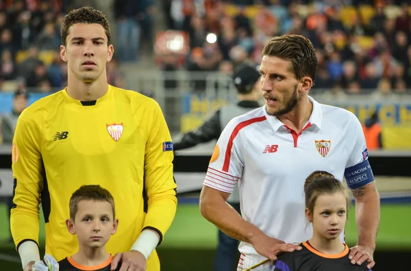 Halve finale 2015/2016 Uefa Europa League match tussen Shakhtar vs Fc Sevilla — Stockfoto