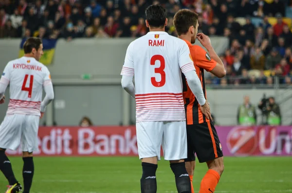 Halve finale 2015/2016 Uefa Europa League match tussen Shakhtar vs Fc Sevilla — Stockfoto