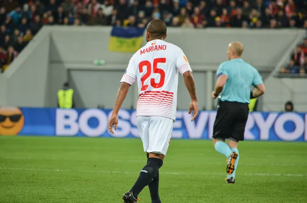 Yarı final 2015/2016 Uefa Avrupa Ligi maçı Shakhtar vs Fc Sevilla arasında — Stok fotoğraf