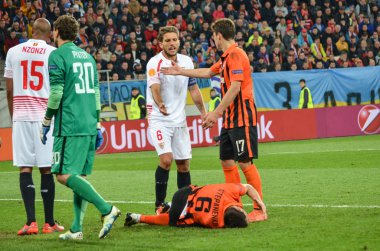 Shakhtar - Fc Sevilla arasında yarı final Uefa Avrupa Ligi maçı