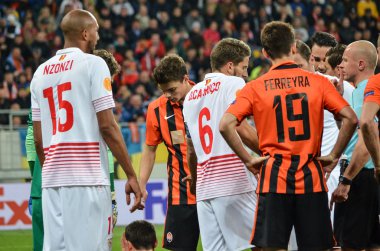 Shakhtar - Fc Sevilla arasında yarı final Uefa Avrupa Ligi maçı