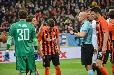 Shakhtar - Fc Sevilla arasında yarı final Uefa Avrupa Ligi maçı