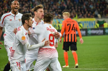 Shakhtar - Fc Sevilla arasında yarı final Uefa Avrupa Ligi maçı