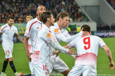 Shakhtar - Fc Sevilla arasında yarı final Uefa Avrupa Ligi maçı