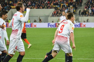 Shakhtar - Fc Sevilla arasında yarı final Uefa Avrupa Ligi maçı