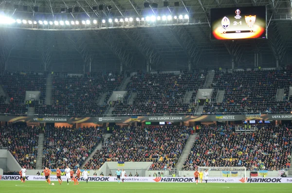 Halbfinales Uefa-Europa-League-Spiel Shakhtar gegen FC Sevilla — Stockfoto