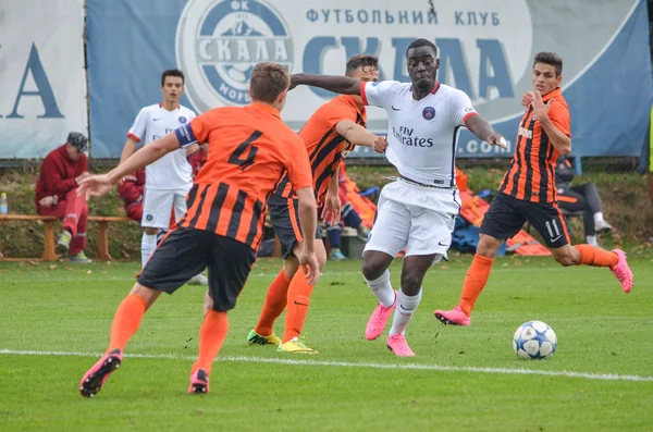 UEFA Youth Champions League partido entre Shakhtar vs Paris Saint-Germain (PSG) (U19 ) — Foto de Stock