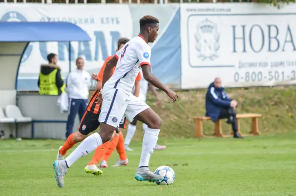 UEFA jeugd Champions League wedstrijd tussen Shakhtar versus Paris Saint-Germain (Psg) (U19) — Stockfoto