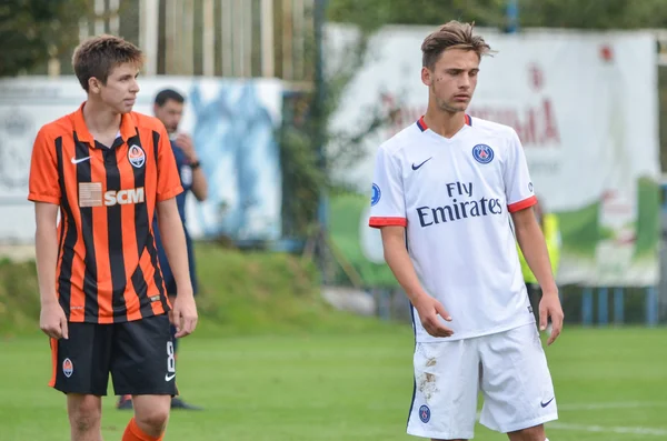 Gioventù Champions League partita tra Shakhtar vs Paris Saint-Germain — Foto Stock