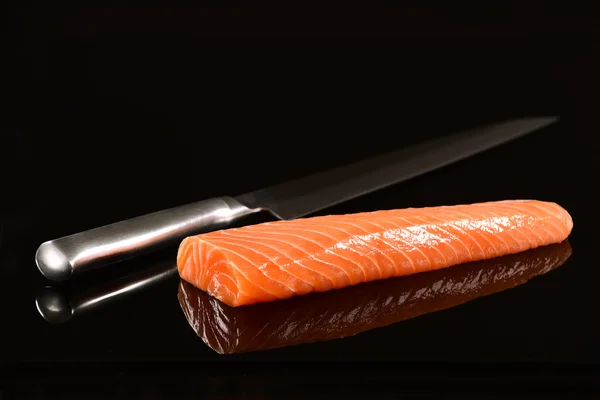 Fresh salmon fillet — Stock Photo, Image