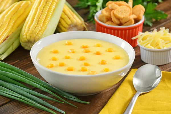 Corn soup bowl