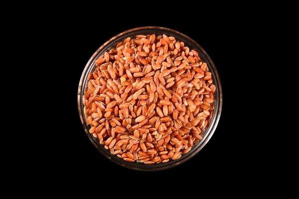 Semillas de arroz rojo crudo —  Fotos de Stock