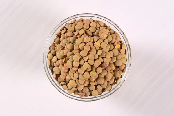 Raw lentil seeds — Stock Photo, Image