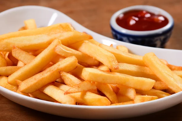 Pommes Teller — Stockfoto