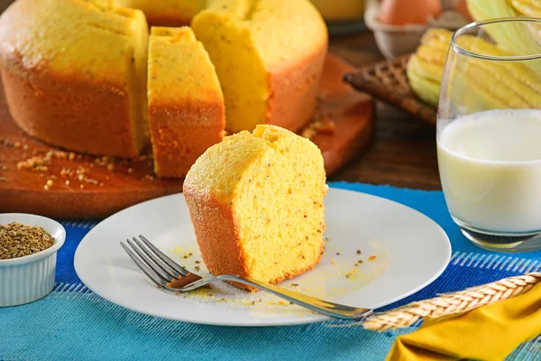 Corn flour cake