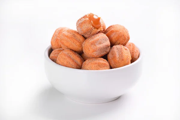 Mini churros bowl — Stock Photo, Image