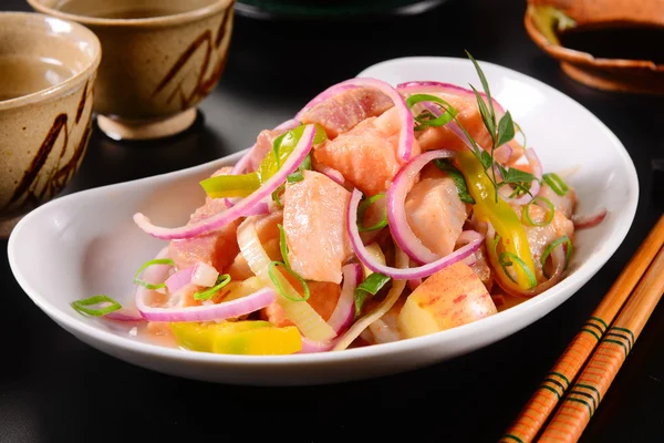 Zalm Ceviche — Stockfoto