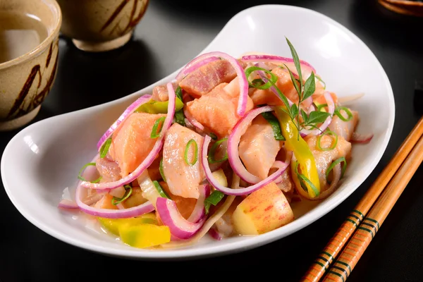 연어 Ceviche — 스톡 사진