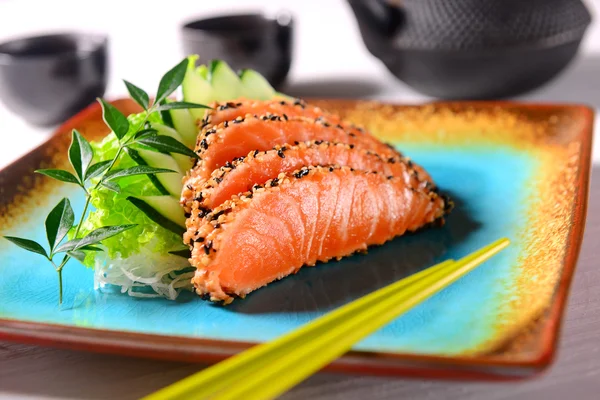 Salmon Sashimi — Stock Photo, Image