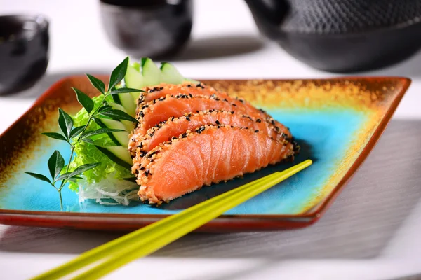 Lax sashimi — Stockfoto