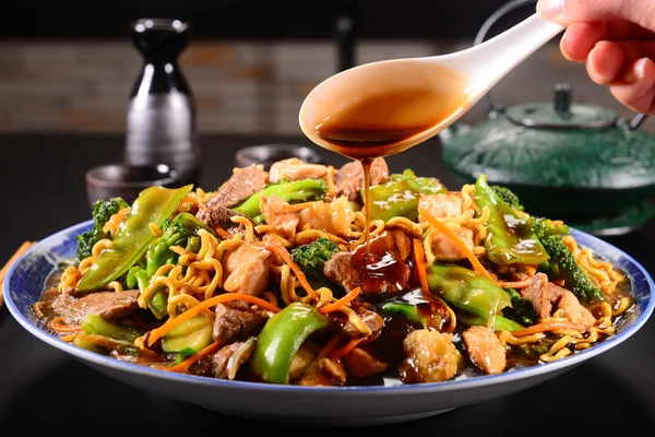 Yakisoba — Stockfoto