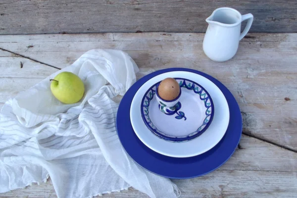 Still life with an egg — Stock Photo, Image
