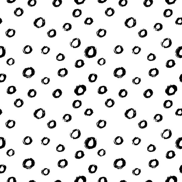 Motif sans couture avec des cercles — Image vectorielle