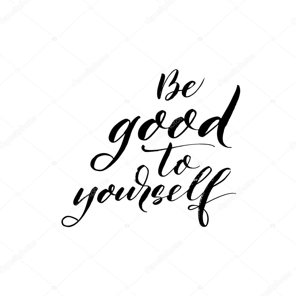 Be good to yourself card