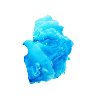 Mavi gökyüzü suluboya arka plan. 