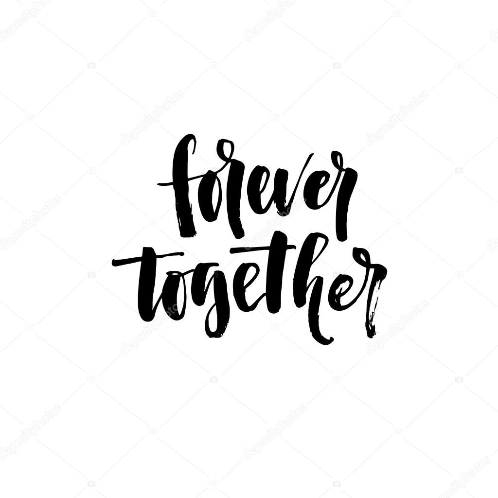 forever together phrase ストックベクター gevko93 112299968