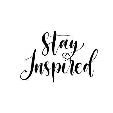 İlham verici ifade kalın.