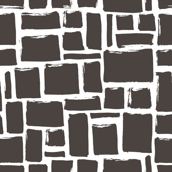 Elle çizilmiş karelerle kusursuz desen. 